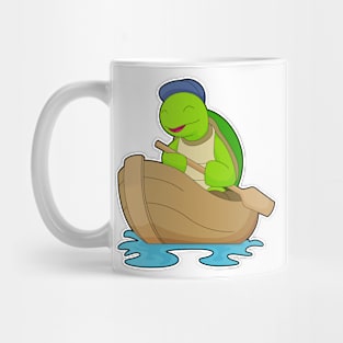 Turtle Boat Paddle Mug